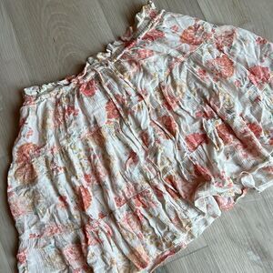 SO Floral Tiered Flowy Skirt Size Medium